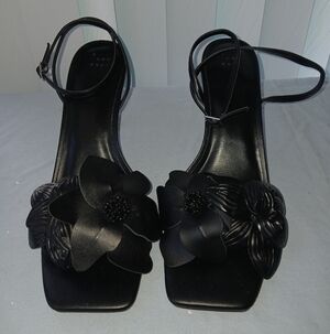 A New Day Antonette flower strap Heels